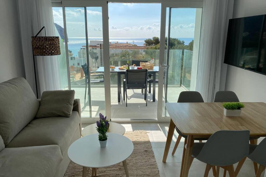 Sea View Apartment 6D With Pool In Canamel Beach แคปเดอเปรา ภายนอก รูปภาพ