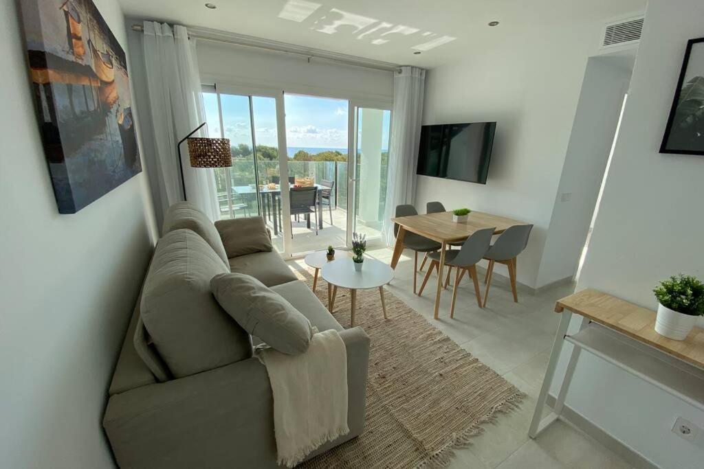 Sea View Apartment 6D With Pool In Canamel Beach แคปเดอเปรา ภายนอก รูปภาพ